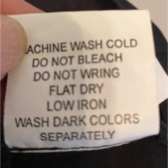 eShakti Black Dress Lace Neck Line Fit Flare 36" Long Cotton Short Sleeve XS - Picture 6 of 11